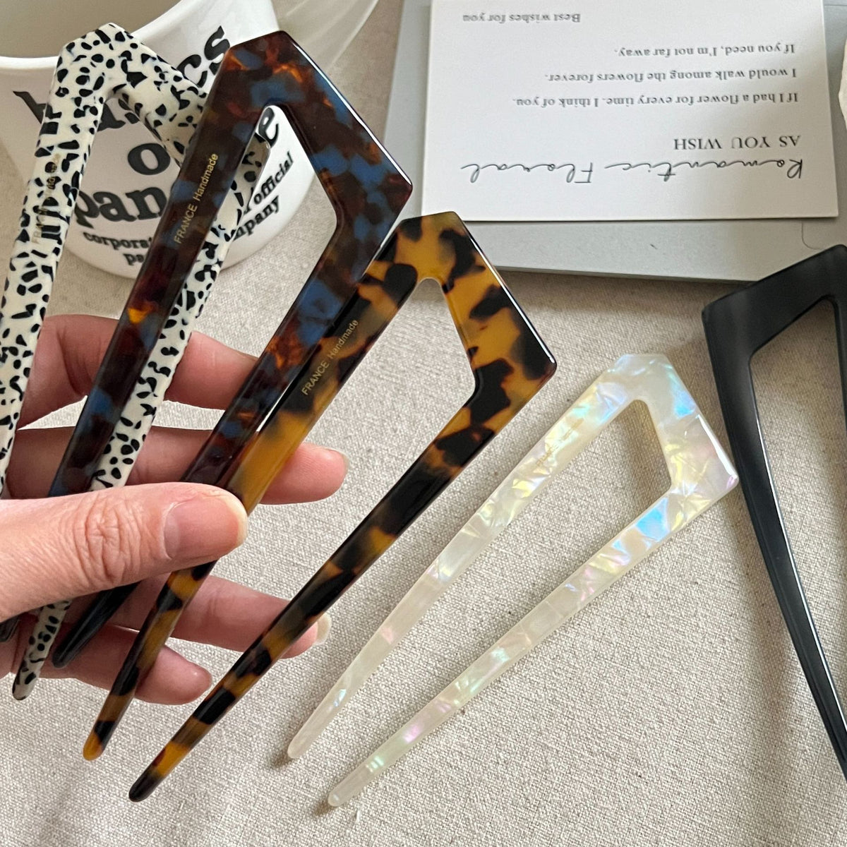 U-Shaped Irregular Hairpin for Updos - Stylish Hair Accessories