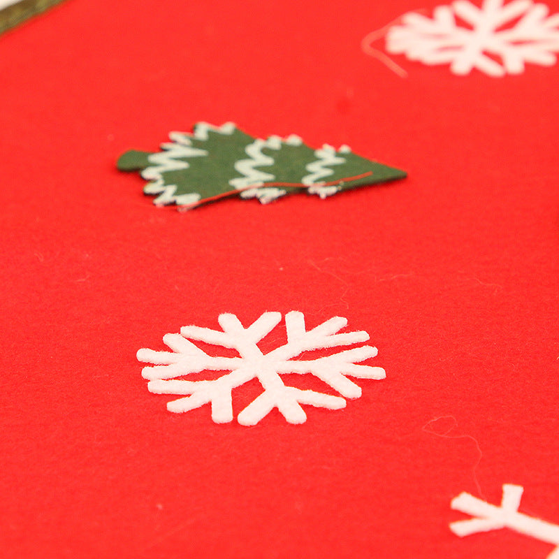 Christmas Tree Skirt 46cm Non-Woven Fabric Holiday Decor
