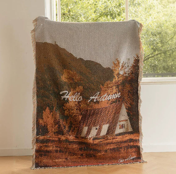 Retro Sofa Cover Cloth - Light Luxury Living Room Protectant Blanket