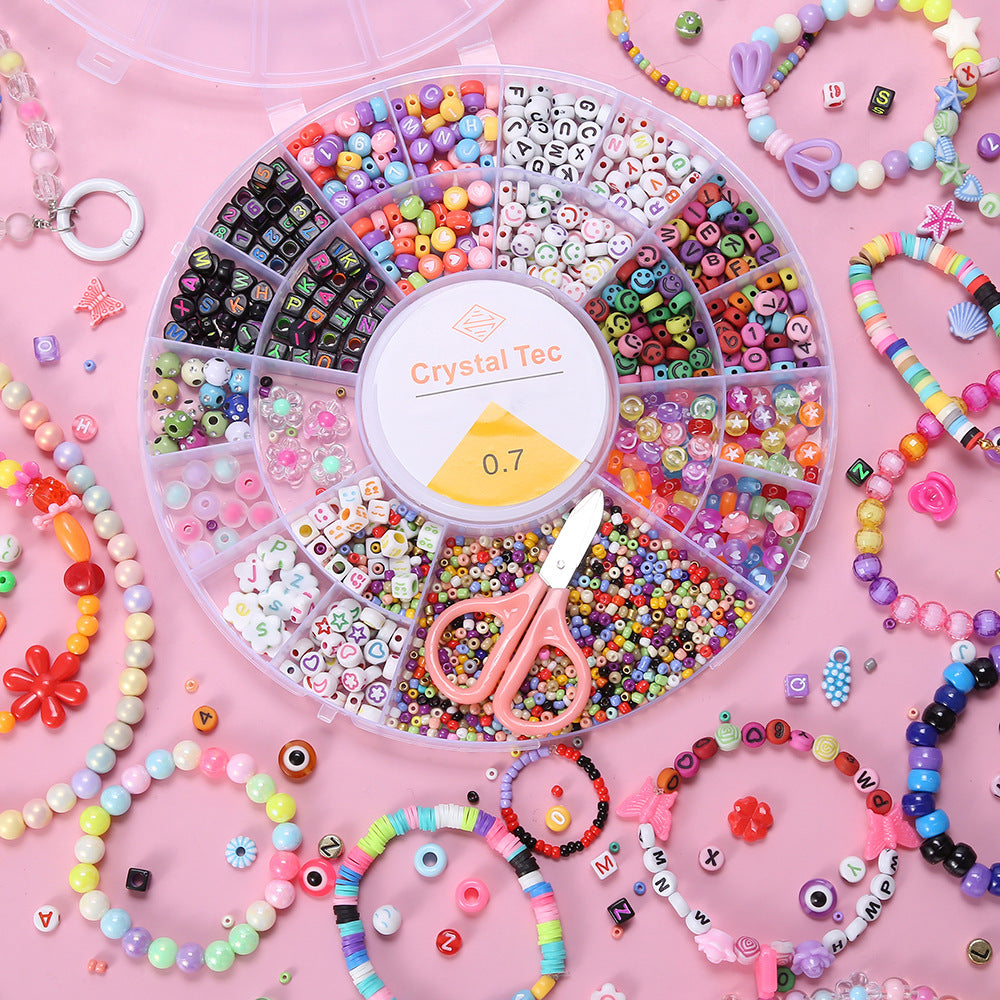 Educational Bead-Stringing Craft Kit for Kids - Handmade Art & Skills Development