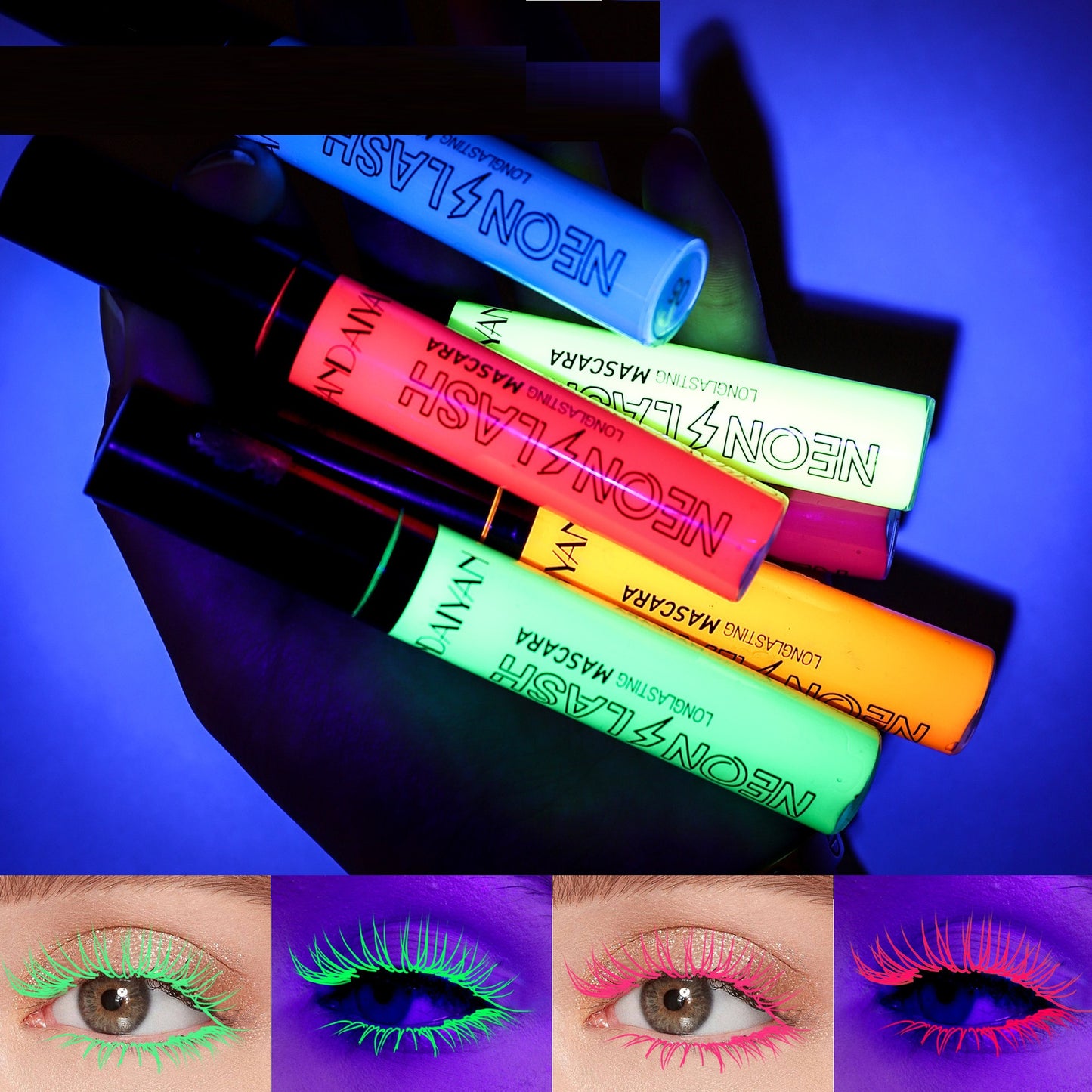 Long-Lasting Waterproof Lengthening Curling Mascara - Smudge-Proof