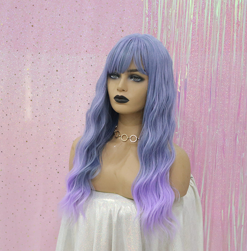 Long Curly Bangs Cosplay Wig - High Temperature Silk