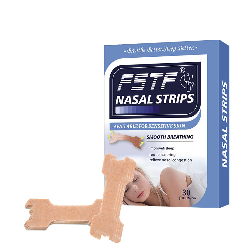Anti-Snoring Nose Strip Stickers - 30 Herb Ventilation Nasal Patches