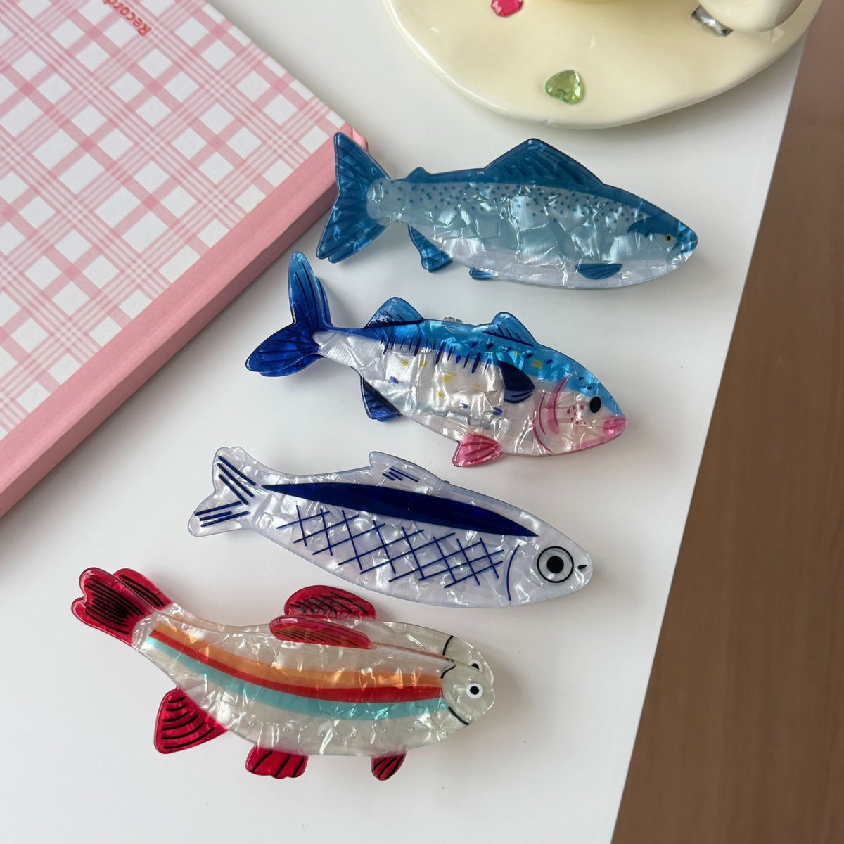 Cute Nape Hair Clip - Sardine