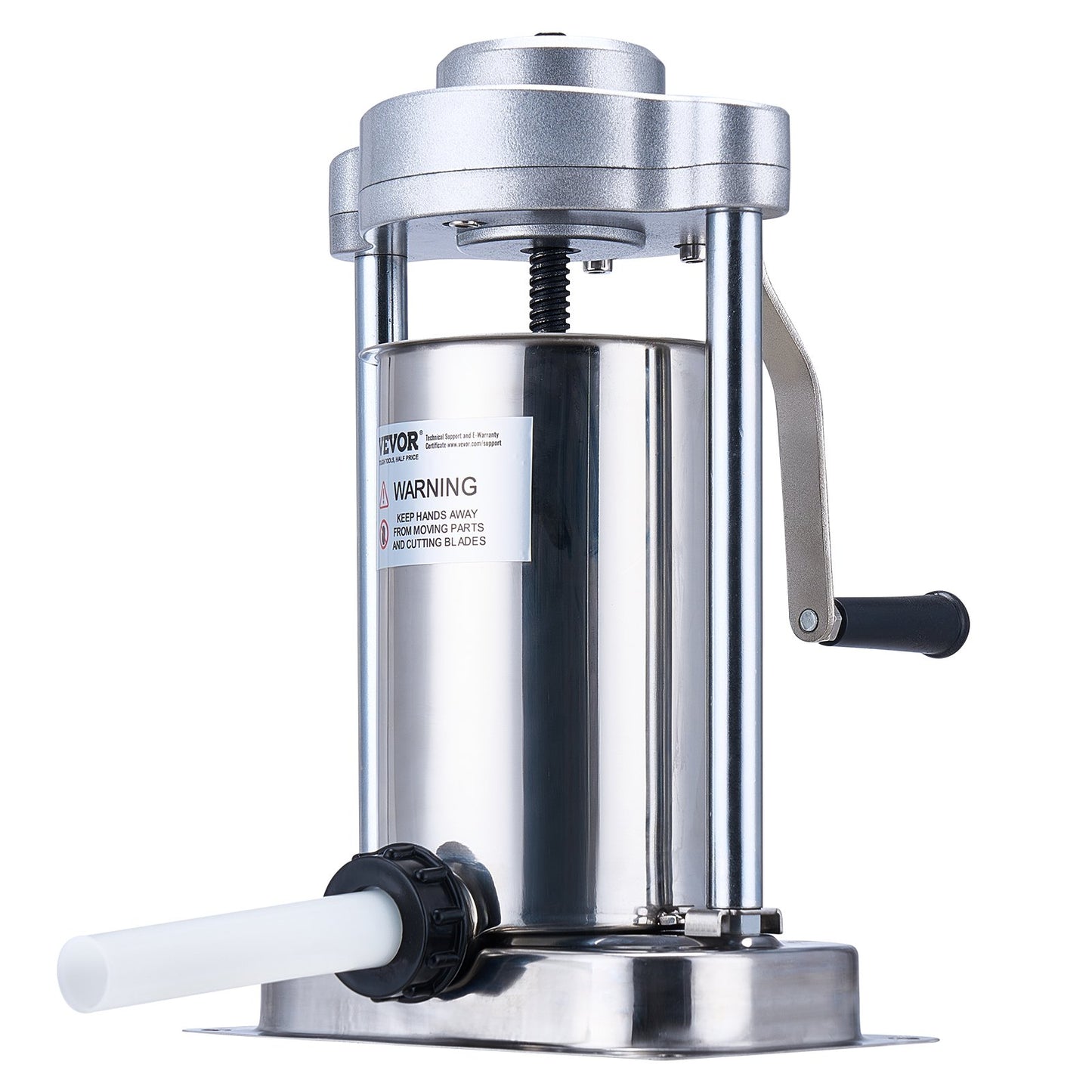 Manual Sausage Stuffer - 2L Vertical Stainless Steel Machine