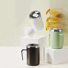 Rechargeable Magnetic Mixing Coffee Cup - 400ml Nordic Style Portable Blender