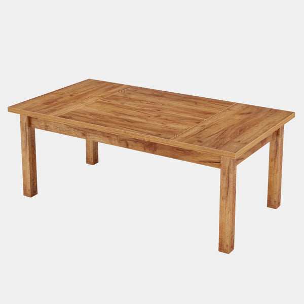 Spacious Dining Table for 6-8 People - Walnut Finish