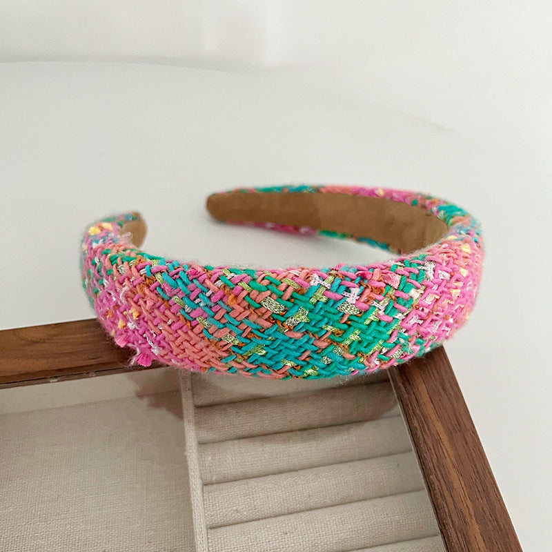 Korean Style Knotted Hair Hoop & Clips Set - All Colors