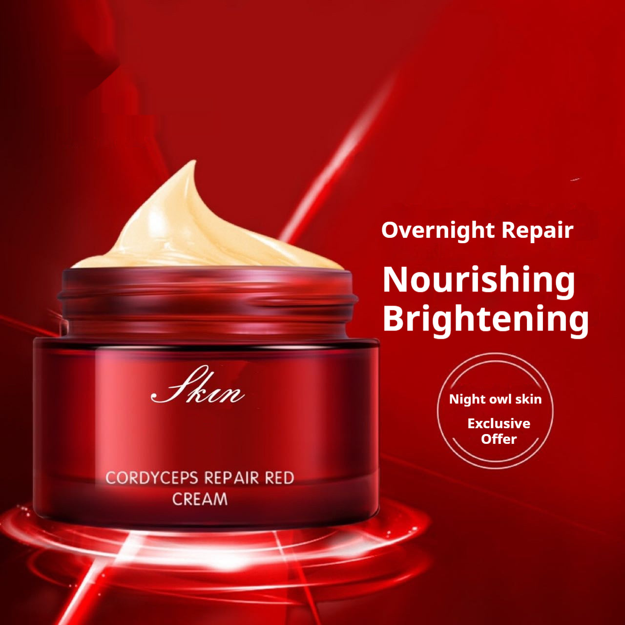 Overnight Radiance Face Cream - Hydrating Night Skincare - 50g