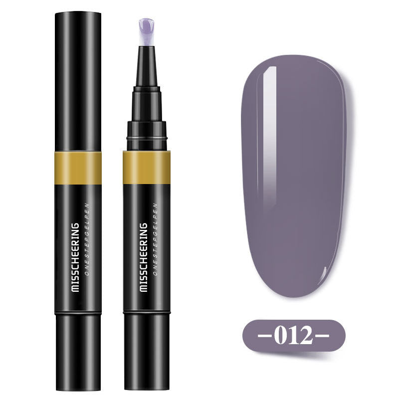 One-Step Nail Polish Gel Pen - No Primer, Long-Lasting
