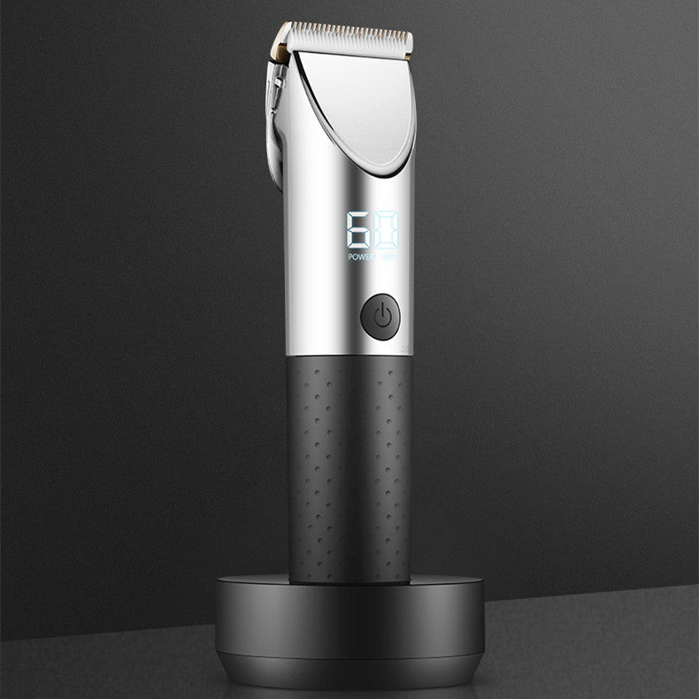 Rechargeable Electric Hair Clipper with LCD Display