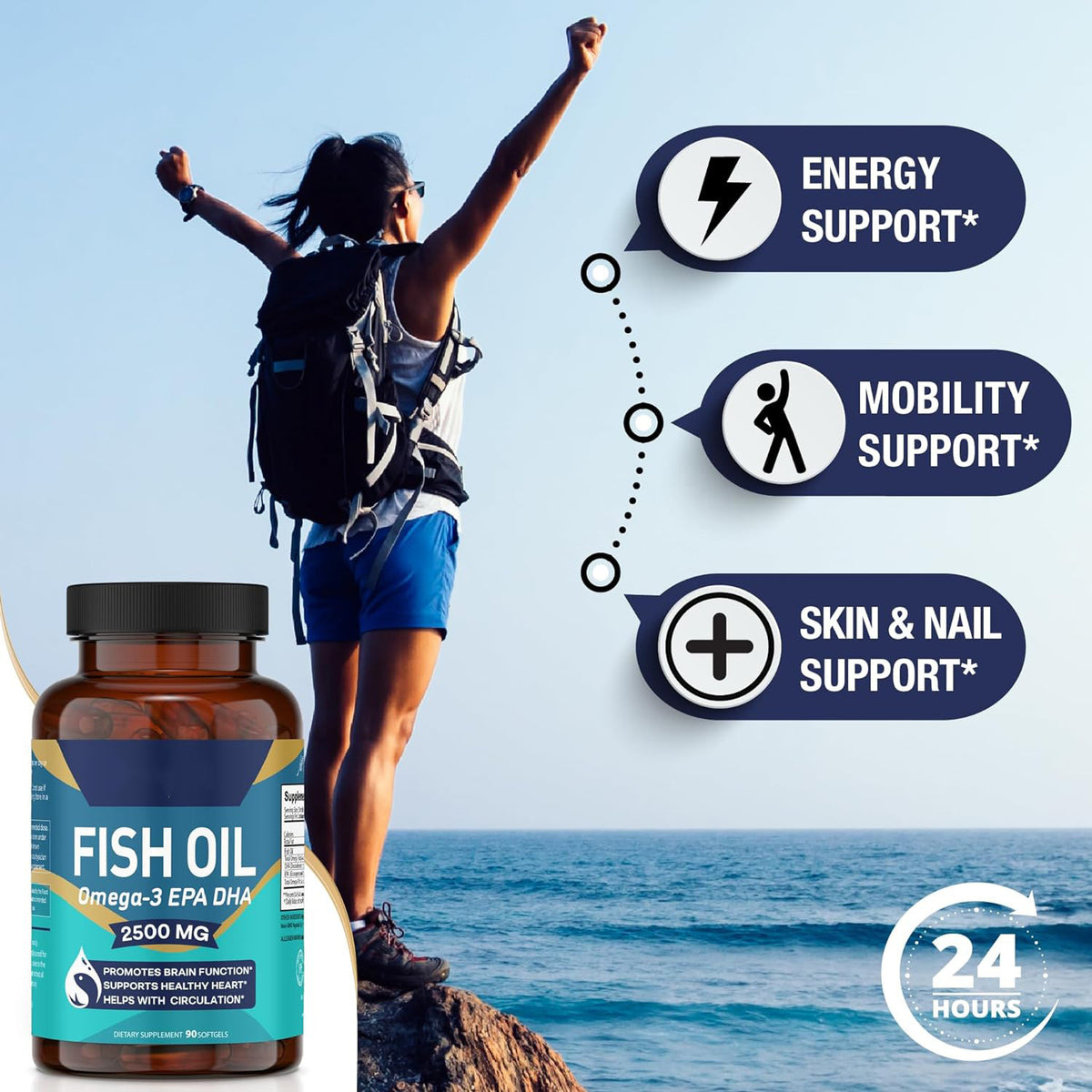 Fish Oil Soft Capsules with EPA & DHA
