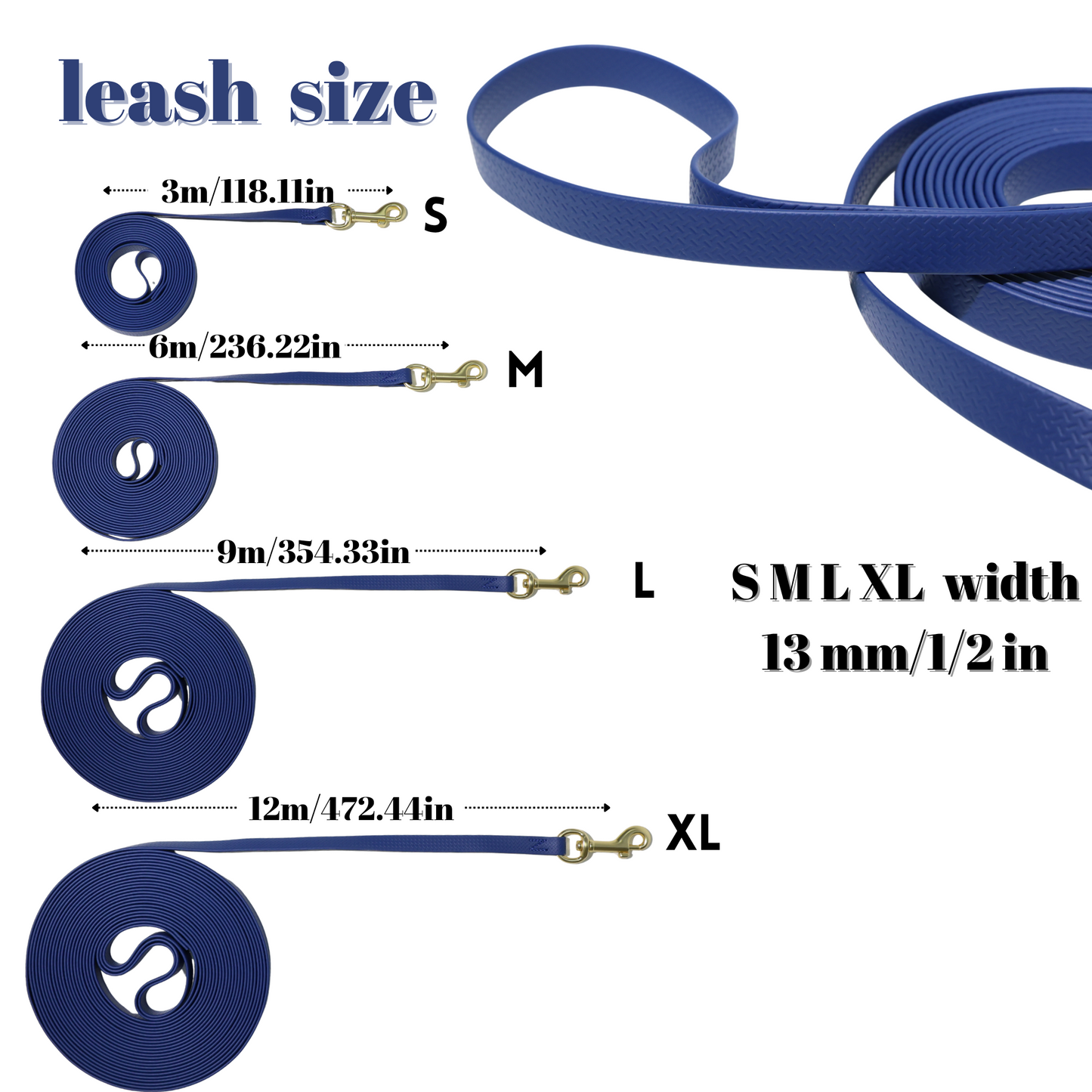 Pet Training Rope Leash - Durable Waterproof Memory Recall Tool for Outdoor Use