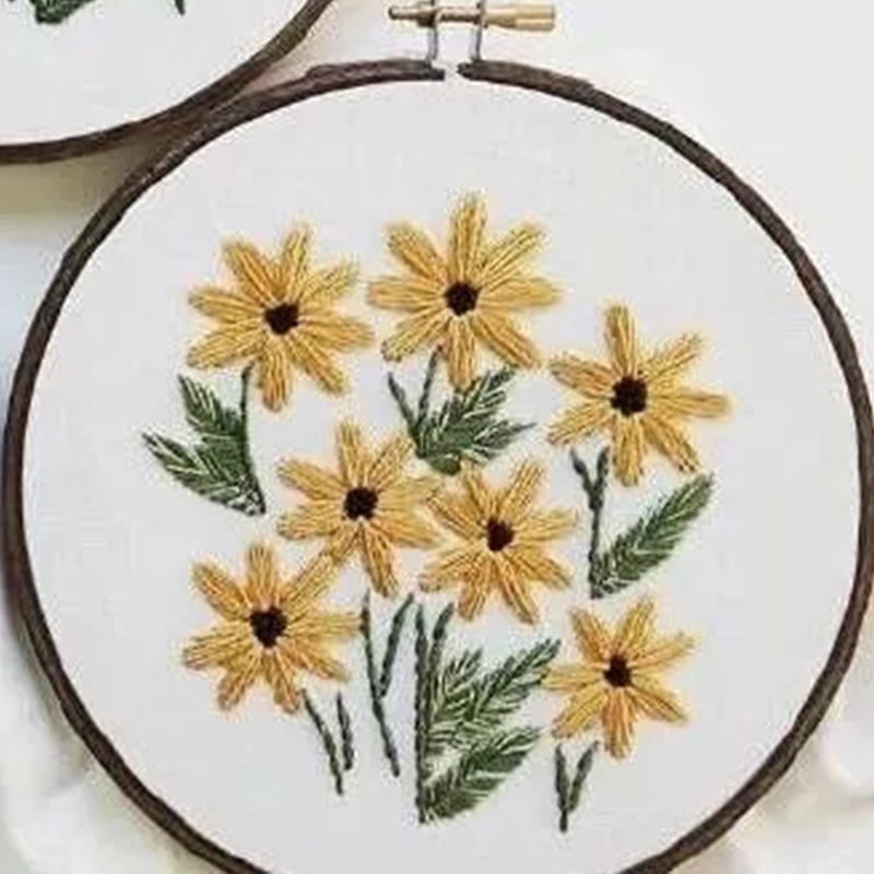 Primary Ribbon Embroidery Kit for Beginners - 3D Craft Set with Color Options
