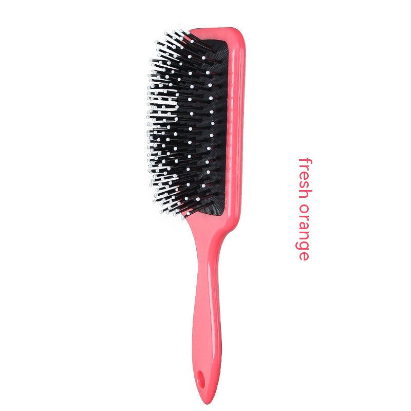 Solid Color Airbag Massage Anti-Knot Hair Comb - Hair Care Tool with Gentle Massage