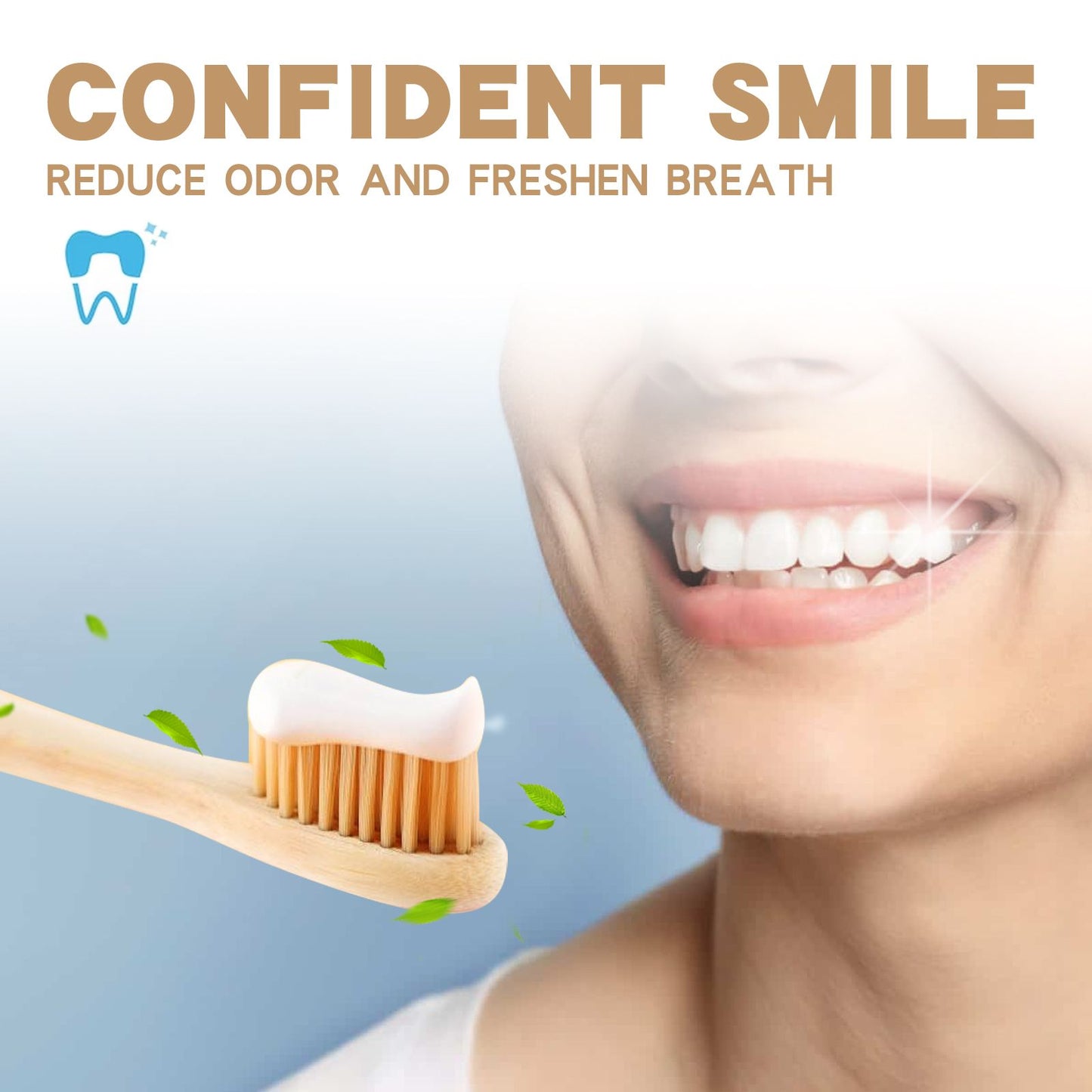 Probiotic Brightening Toothpaste for Stain Removal and Fresh Breath