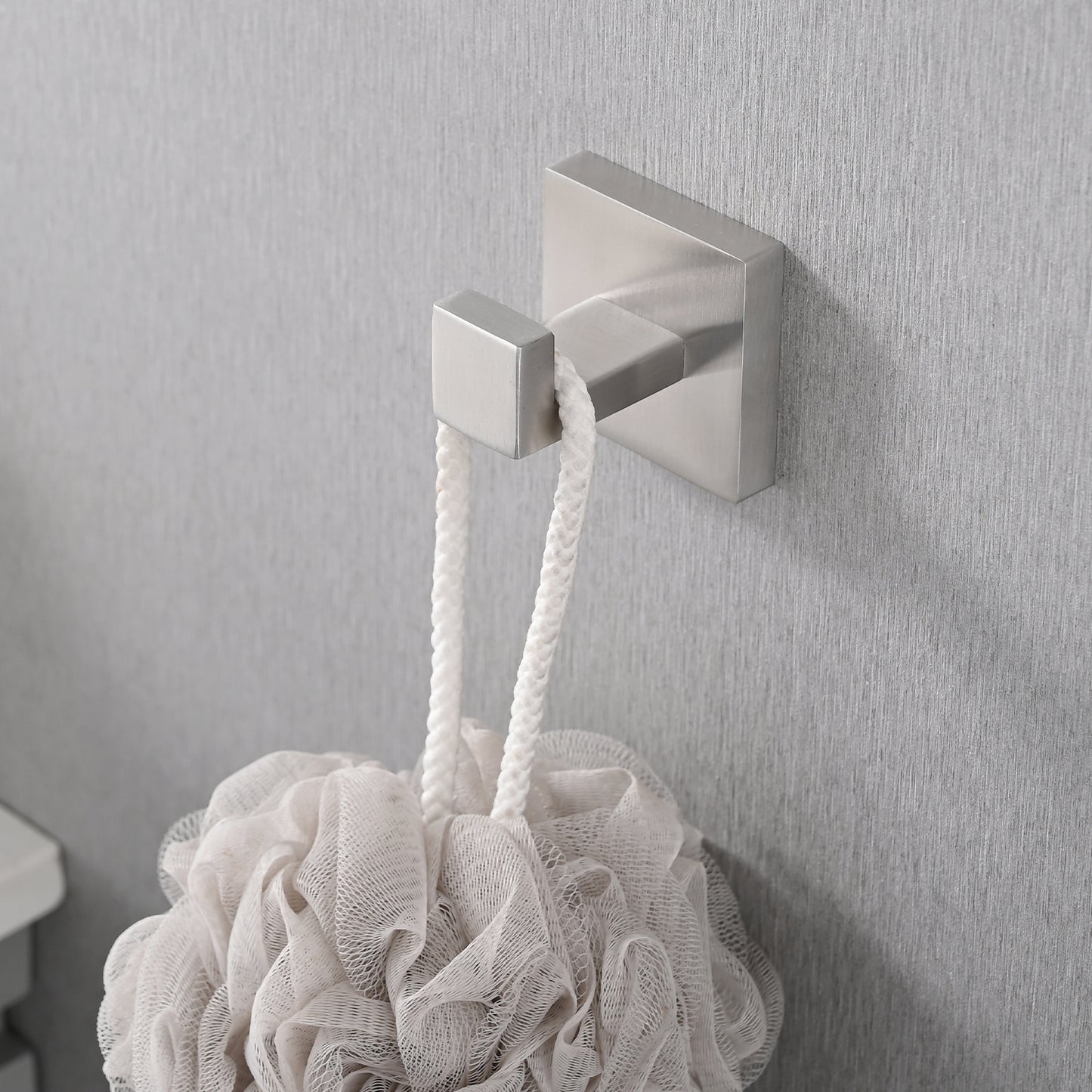 5-Piece Stainless Steel Bathroom Accessory Set - Brushed Nickel