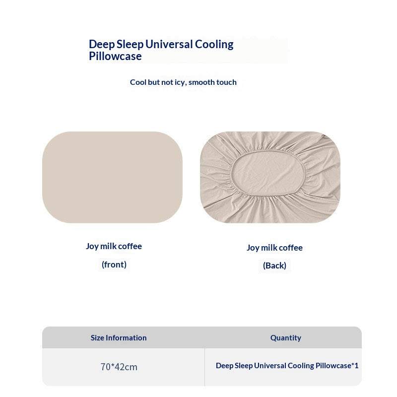 Summer Memory Foam Pillow Covers Ice-Cold Cooling Cushion Protectors