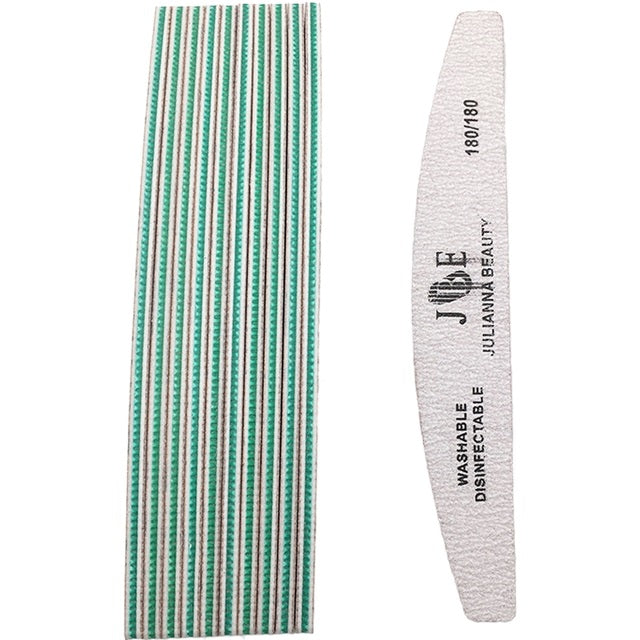 Grit Gel Nail File Set for Nail Art & Manicure - 10 Pcs
