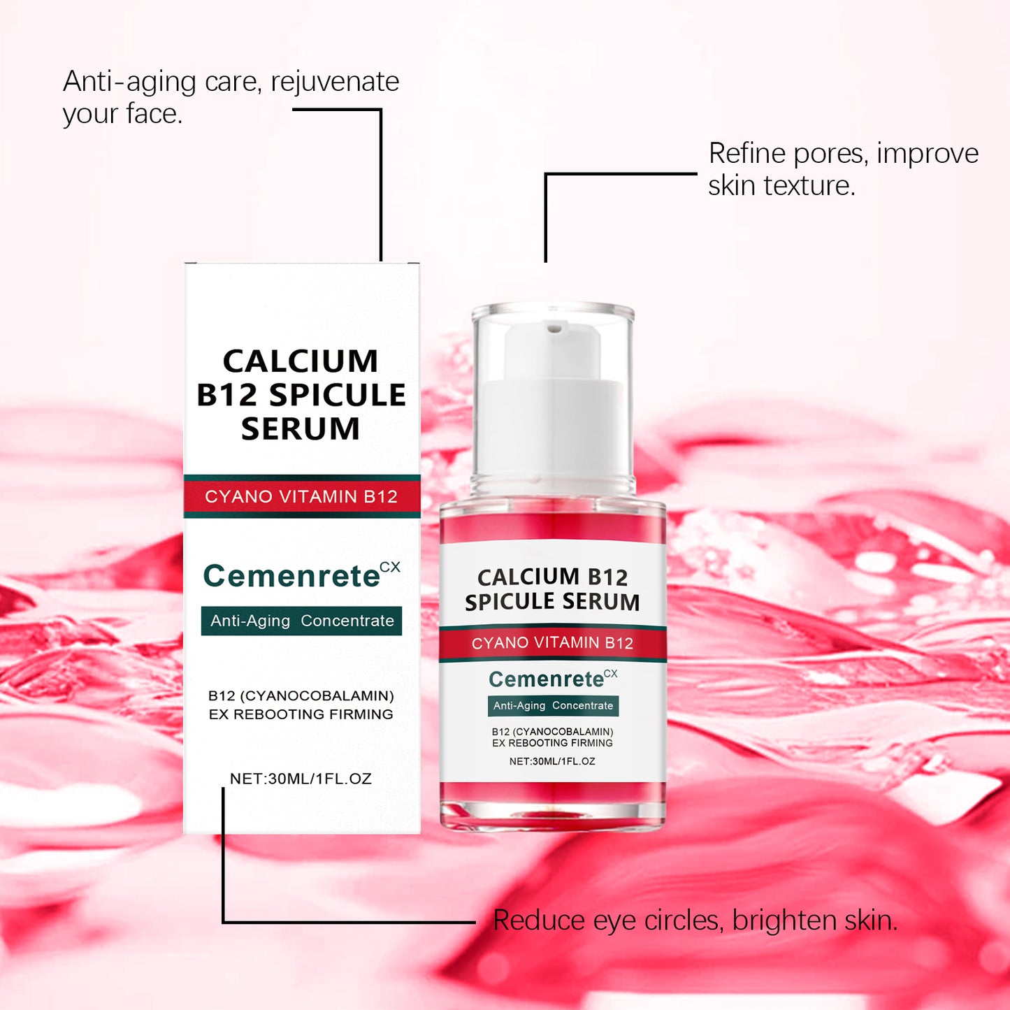 Anti-Aging Facial Essence 30ml Skin Rejuvenation Moisturizer