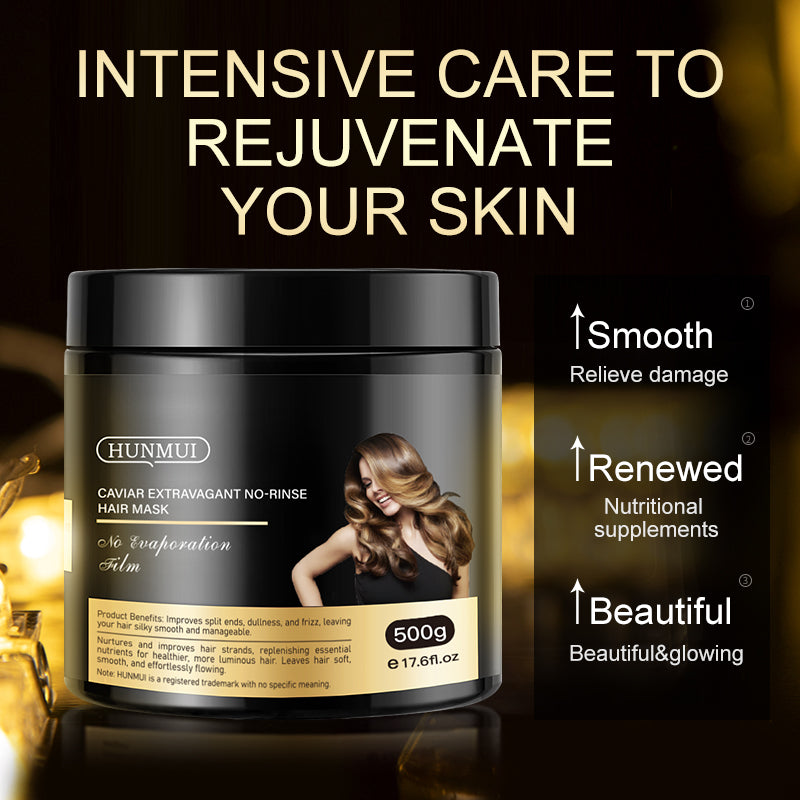 Luxury Moisturizing Hair Mask No-Rinse 500g - Deep Nourishing Treatment