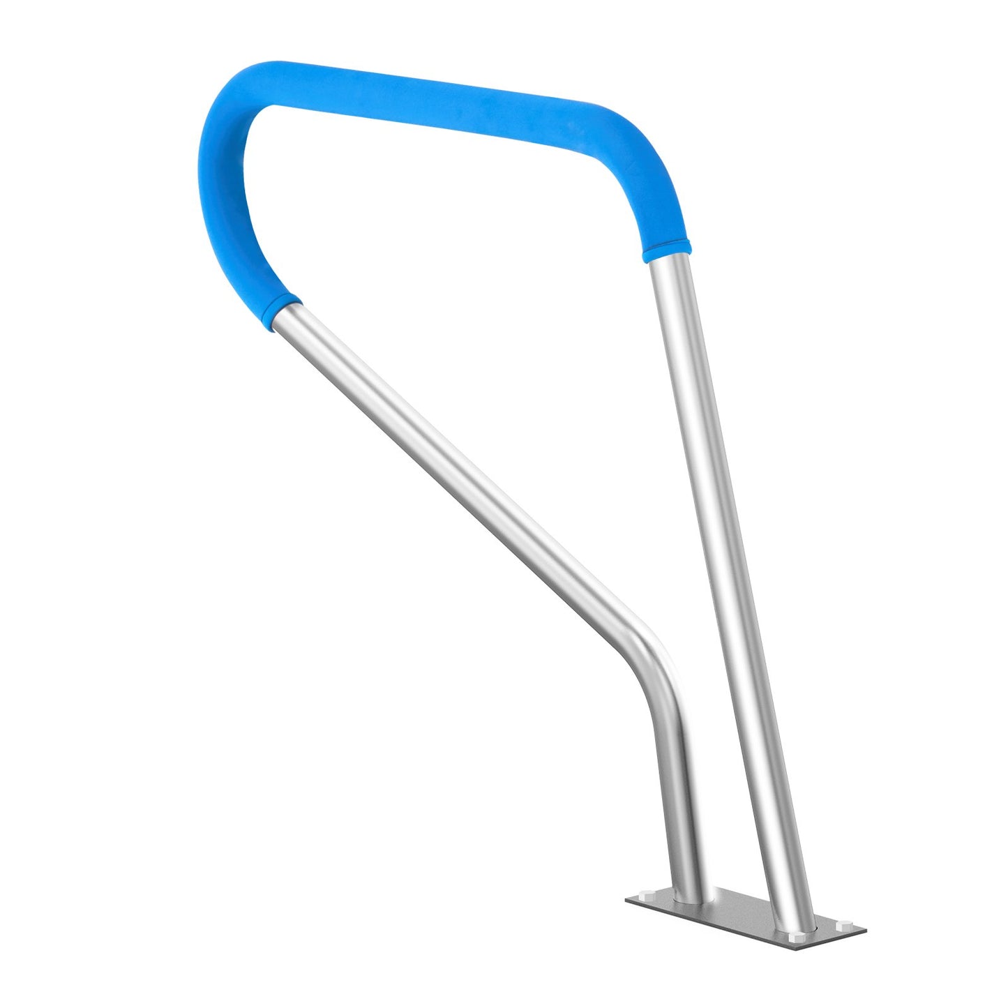 304 Stainless Steel Pool Handrail - 39x32 Inch Safety Railing for Indoor Outdoor Pools and Decks