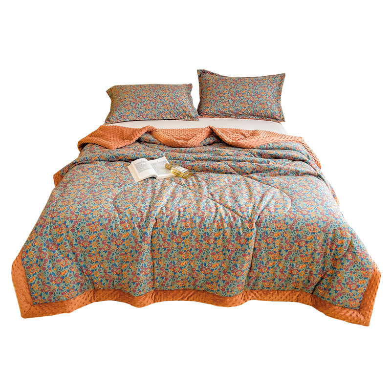 Summer Velvet Blanket Cover Set - Multiple Sizes & Patterns