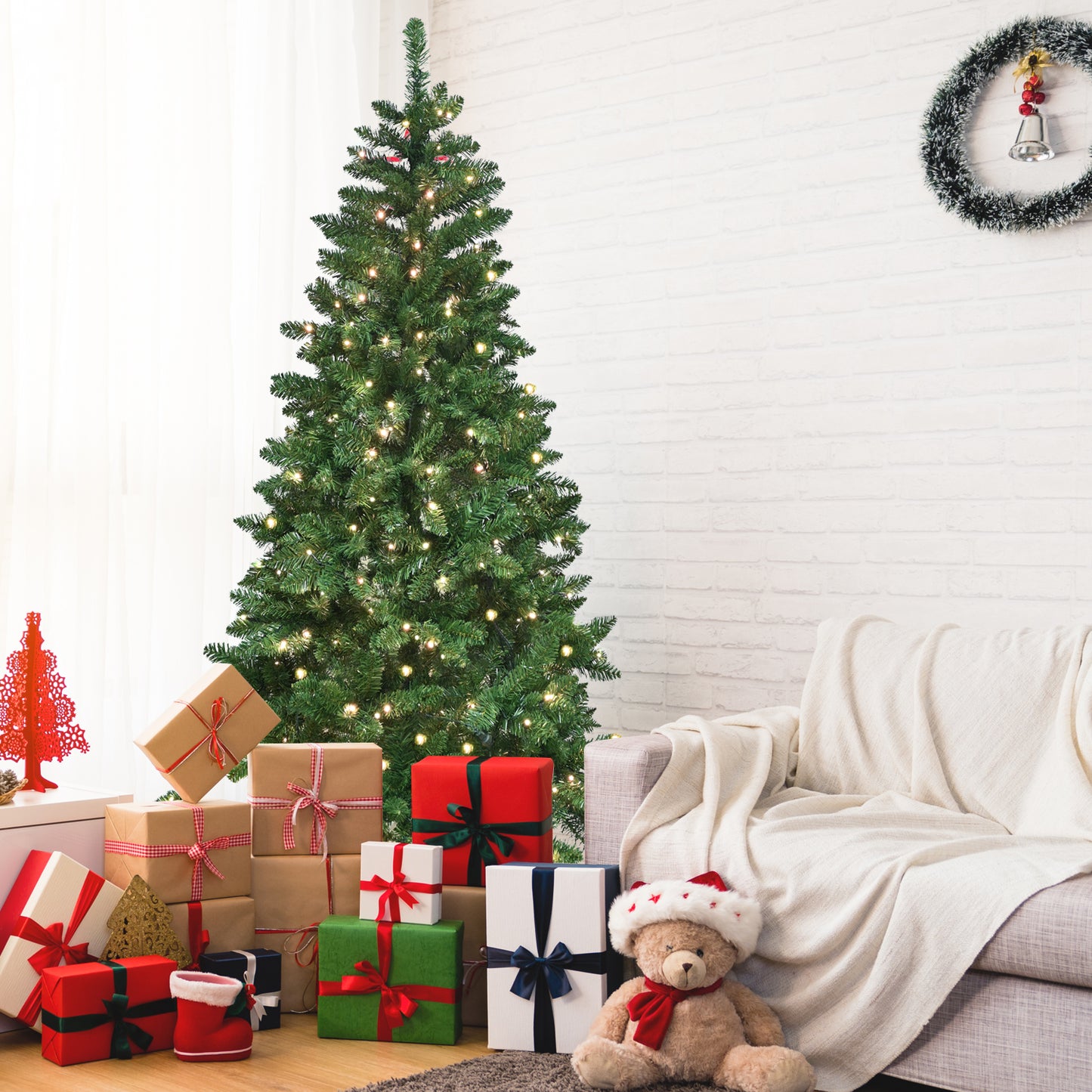 PE PVC Christmas Tree - Holiday Decorations for Home