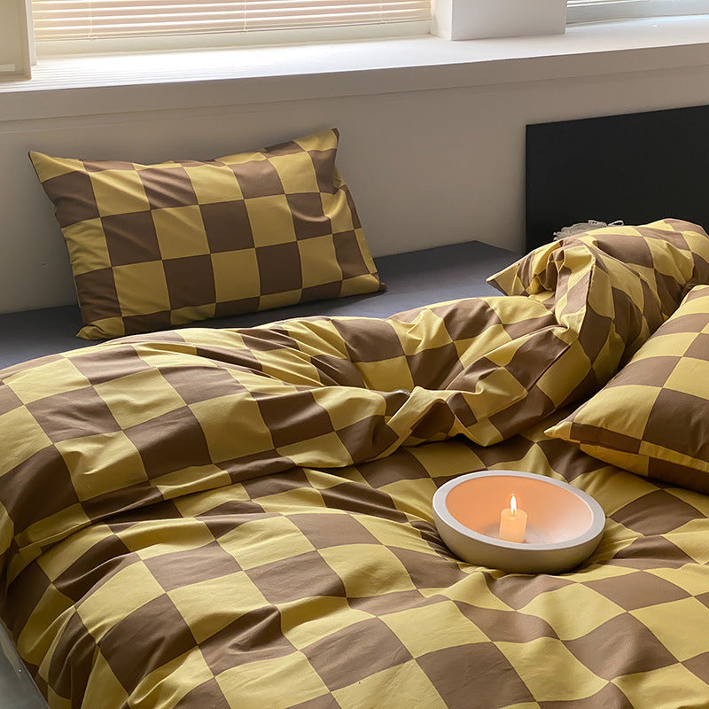 Four-Piece Quilt Cover Set Bed Sheets Bedding - Multiple Styles & Sizes