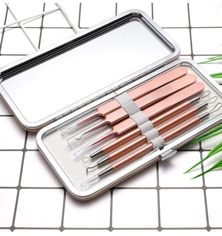 Stainless Steel Acne Remover Pimple Extractor Tool Set - Dual Purpose