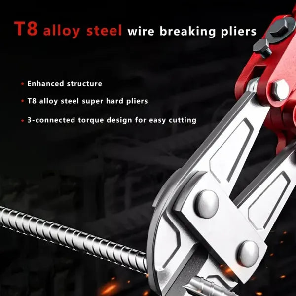 Heavy-Duty Mini Bolt Cutter 12 Inch for Wire, Small Chain, Nails, Screws