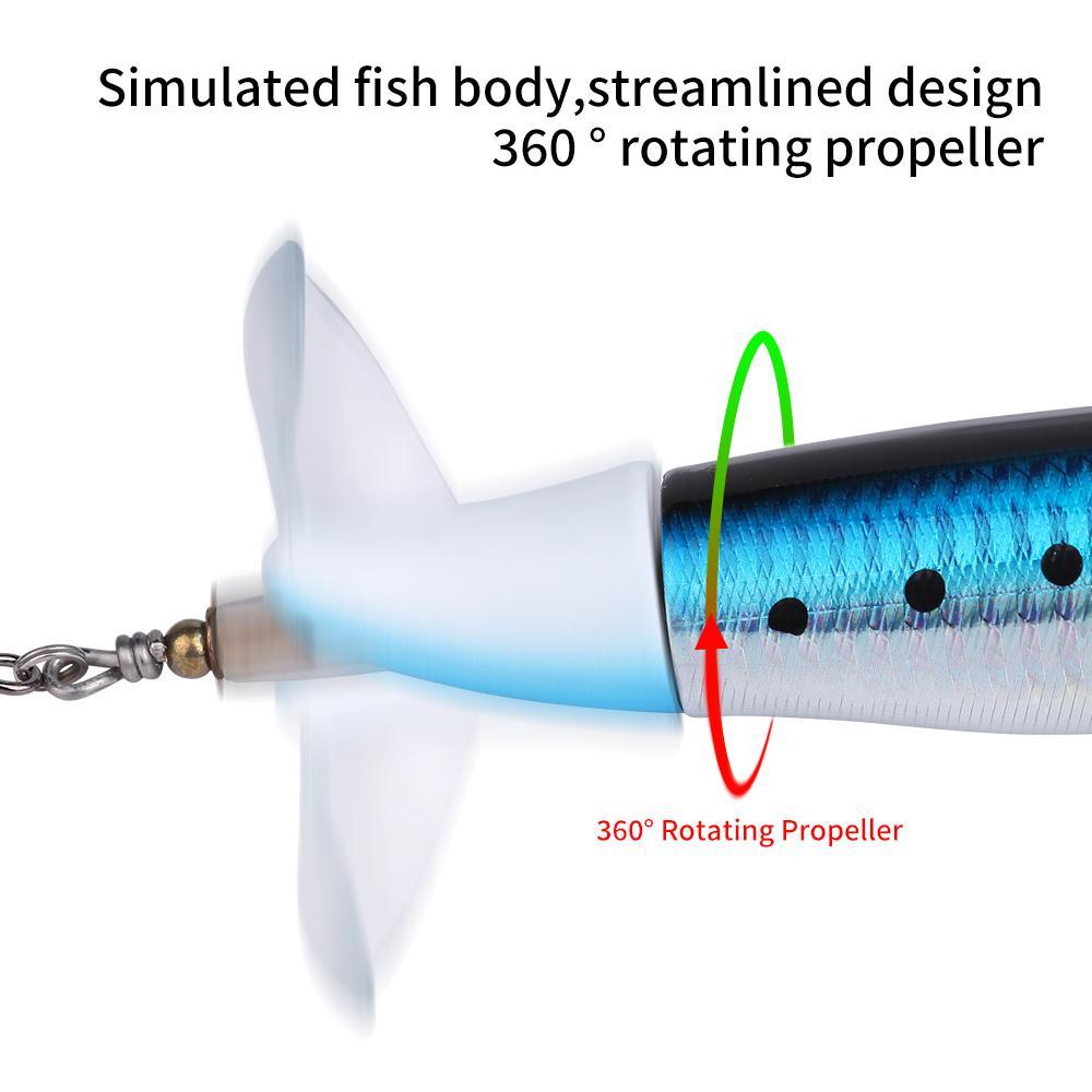 Top Water Pencil Fishing Lure Set - 5pcs, 13g, 10cm