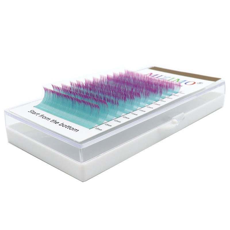 False Eyelashes Set - 8-15mm Colorful Mixed Styles for Dramatic Eye Makeup