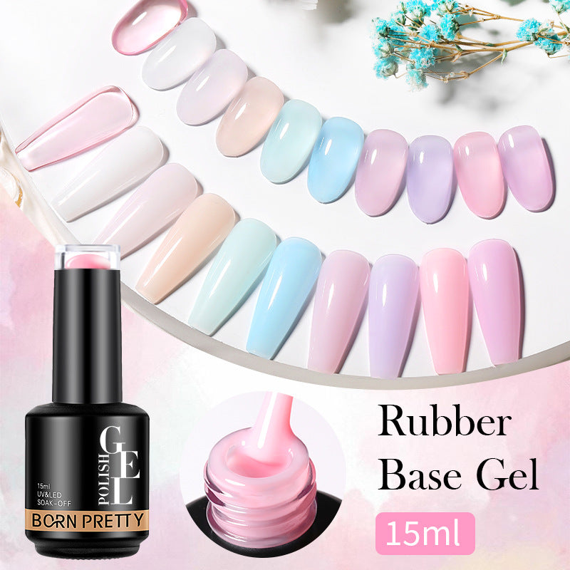 Transparent Gel Nail Powder - Phototherapy Adhesive