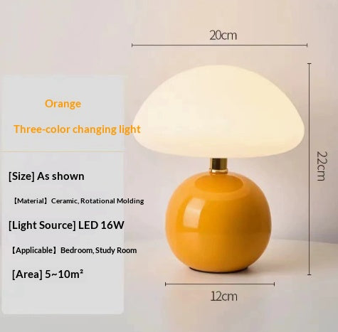 Color-Changing LED Desk Lamp with Multi-Color Options and USB Power