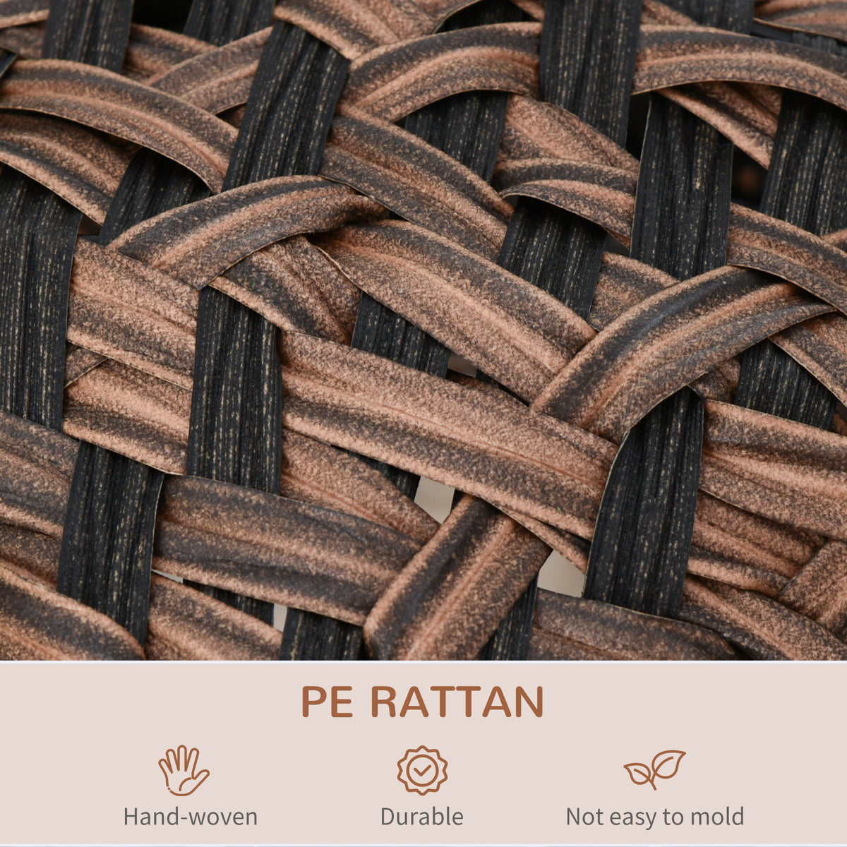 20.5-Inch Weaved Cat Bed with Cushion - Elevated Handwoven Banana Leaf Condo in Brown