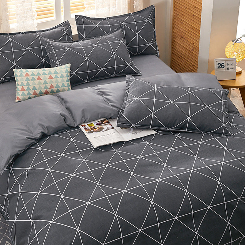 Student Dormitory Single Duvet Cover Set - Autumn & Winter Bedding