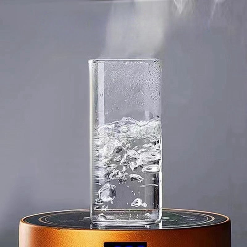 Minimalist Square Glass Cup with Lid and Straw - 400ml Heat-Resistant Drinkware