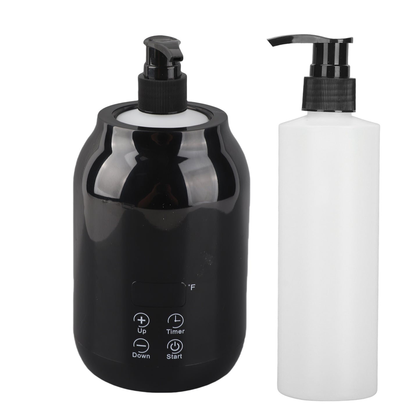 Single Bottle Massage Oil Warmer with LED Temperature Control & 2 Bottles