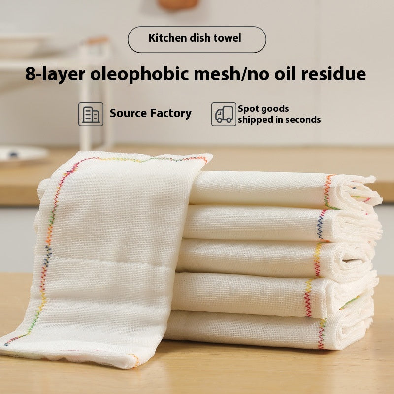 Rainbow Kitchen Oil Filter Mesh 8 Layers Anti-Oil Decontamination Mesh for Pots and Bowls