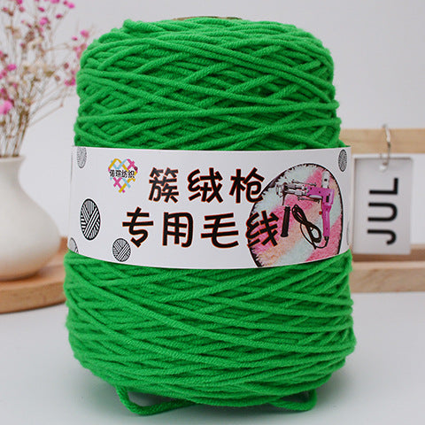 Handmade Wool Tufting Yarn for DIY Carpet Crafting – Long-Staple Cotton Wool