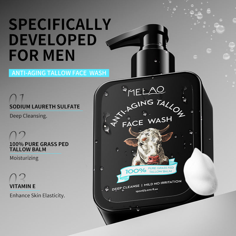 Bull Fat Facial Cleanser Oil-Free Moisturizing Face Wash 150ml