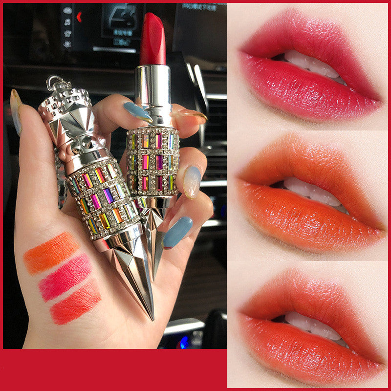 Waterproof Non-Fading Lipstick with Carotene & Vitamin E - Moisturizing Lip Color