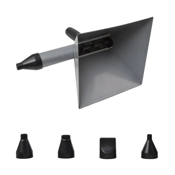 Cement Sprayer Gun with 4 Nozzles - Stainless Steel Hand Tool for Mortar & Plaster