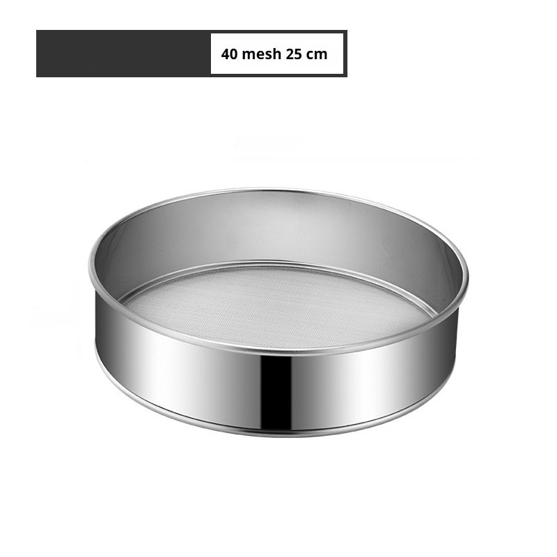 Fine Mesh Handheld Flour Sieve for Baking - Multiple Sizes