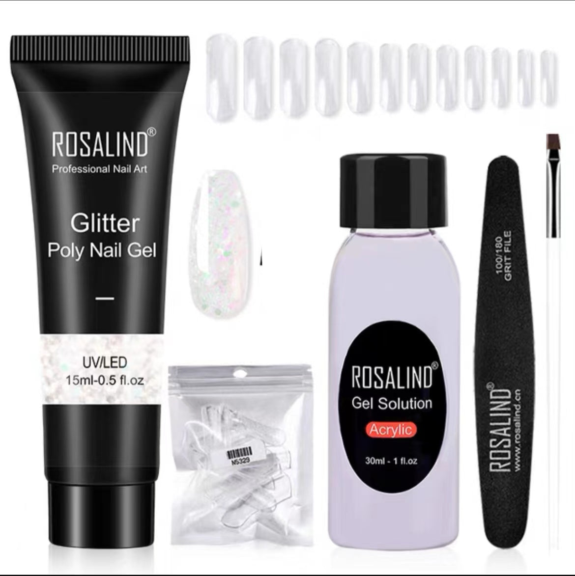 Poly Nail Gel Extension Kit for Manicure