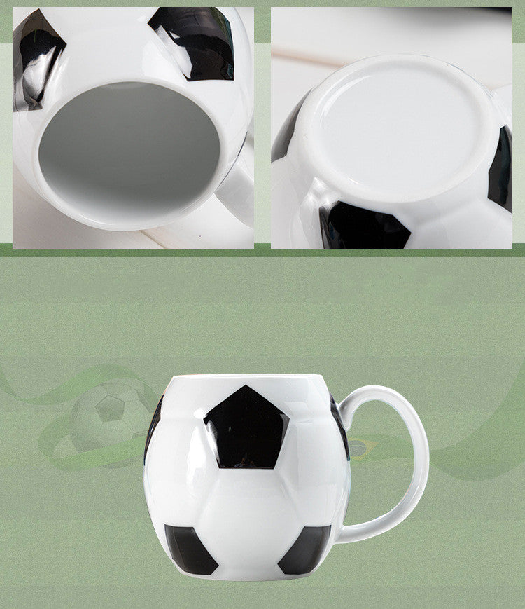 High Temperature Ceramic Football Cup - Durable Drinkware for Sports Fans