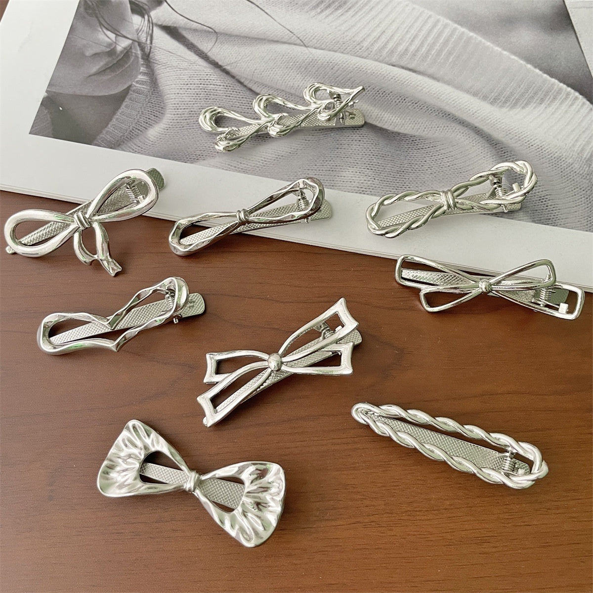 Decorative Bow Hair Clip - Multiple Styles