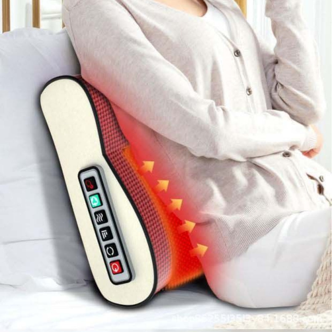 Intelligent Heating Waist Massager - 3 Gear PU Leather