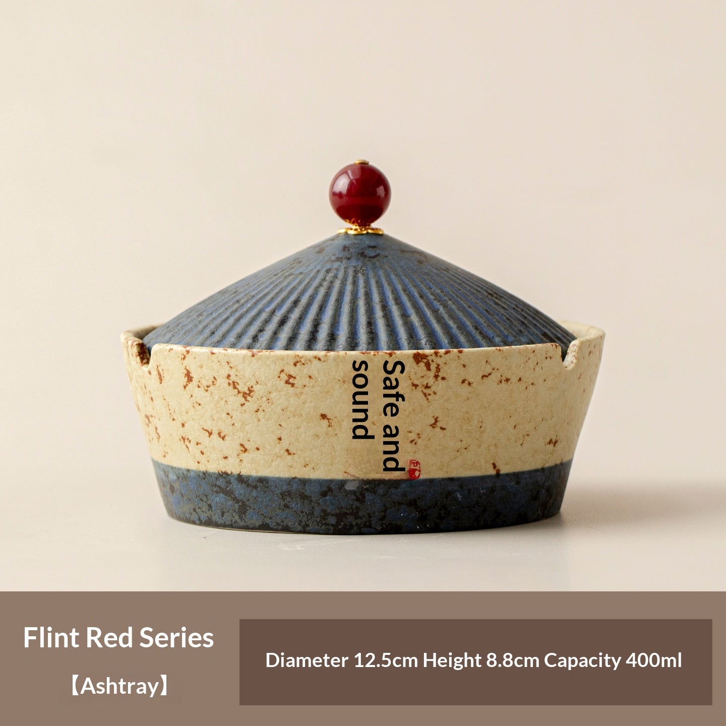 Ceramic Ashtray Set for Home & Office with Artistic Flair - Multiple Styles